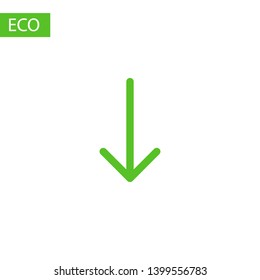 Black arrow icon. The arrow icon shows the direction. Vector arrow icon. Illustration of the arrow. Logo arrows icon.  Arrows icons isolated. Arrows icons for web. Arrows icons eps10