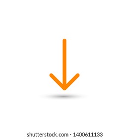 Black arrow icon. The arrow icon shows the direction. Vector arrow icon. Illustration of the arrow. Logo arrows icon.  Arrows icons isolated. Arrows icons for web. Arrows icons eps10