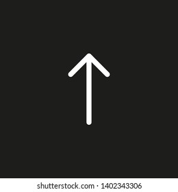 Black arrow icon. The arrow icon shows the direction. Vector arrow icon. Illustration of the arrow. Logo arrows icon.  Arrows icons isolated. Arrows icons for web. Arrows icons eps10