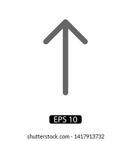 Black arrow icon. The arrow icon shows the direction. Vector arrow icon. Illustration of the arrow. Logo arrows icon.  Arrows icons isolated. Arrows icons for web. Arrows icons eps10