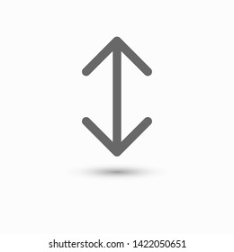 Black arrow icon. The arrow icon shows the direction. Vector arrow icon. Illustration of the arrow. Logo arrows icon.  Arrows icons isolated. Arrows icons for web. Arrows icons eps10