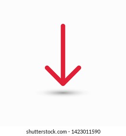 Black arrow icon. The arrow icon shows the direction. Vector arrow icon. Illustration of the arrow. Logo arrows icon.  Arrows icons isolated. Arrows icons for web. Arrows icons eps10