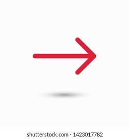 Black arrow icon. The arrow icon shows the direction. Vector arrow icon. Illustration of the arrow. Logo arrows icon.  Arrows icons isolated. Arrows icons for web. Arrows icons eps10