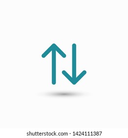 Black arrow icon. The arrow icon shows the direction. Vector arrow icon. Illustration of the arrow. Logo arrows icon.  Arrows icons isolated. Arrows icons for web. Arrows icons eps10