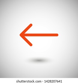 Black arrow icon. The arrow icon shows the direction. Vector arrow icon. Illustration of the arrow. Logo arrows icon. Arrows icons isolated. Arrows icons for web. Arrows icons eps10