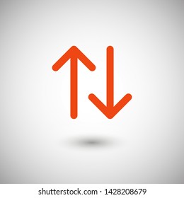 Black arrow icon. The arrow icon shows the direction. Vector arrow icon. Illustration of the arrow. Logo arrows icon. Arrows icons isolated. Arrows icons for web. Arrows icons eps10