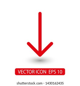 Black arrow icon. The arrow icon shows the direction. Vector arrow icon. Illustration of the arrow. Logo arrows icon. Arrows icons isolated. Arrows icons for web. Arrows icons eps10