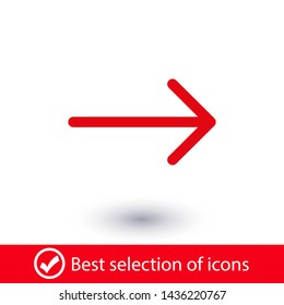 Black arrow icon. The arrow icon shows the direction. Vector arrow icon. Illustration of the arrow. Logo arrows icon. Arrows icons isolated. Arrows icons for web. Arrows icons eps10
