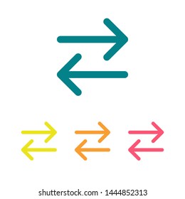 Black arrow icon. The arrow icon shows the direction. Vector arrow icon. Illustration of the arrow. Logo arrows icon. Arrows icons isolated. Arrows icons for web. Arrows icons eps10