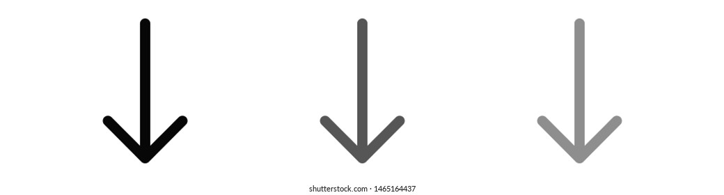 Black arrow icon. The arrow icon shows the direction. Vector arrow icon. Illustration of the arrow. Logo arrows icon. Arrows icons isolated. Arrows icons for web. Arrows icons eps10