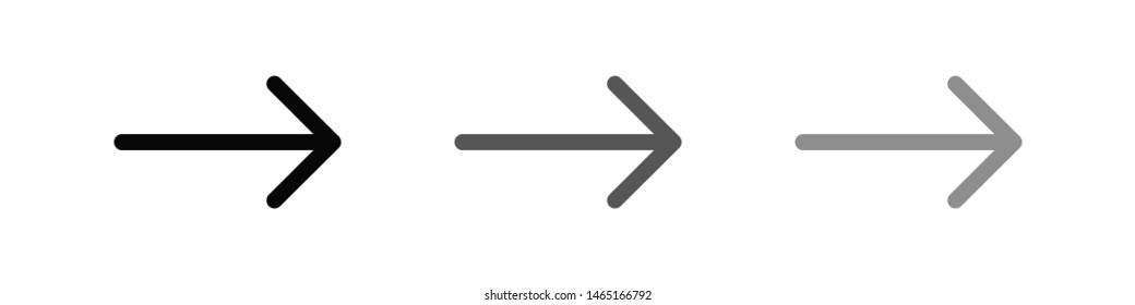 Black arrow icon. The arrow icon shows the direction. Vector arrow icon. Illustration of the arrow. Logo arrows icon. Arrows icons isolated. Arrows icons for web. Arrows icons eps10