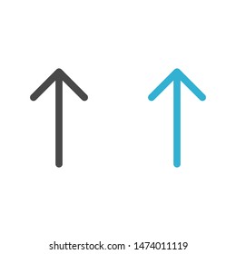 Black arrow icon. The arrow icon shows the direction. Vector arrow icon. Illustration of the arrow. Logo arrows icon. Arrows icons isolated. Arrows icons for web. Arrows icons eps10