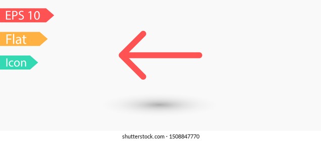 Black arrow icon. The arrow icon shows the direction. Vector arrow icon. Illustration of the arrow. Logo arrows icon. Arrows icons isolated. Arrows icons for web. Arrows icons eps10