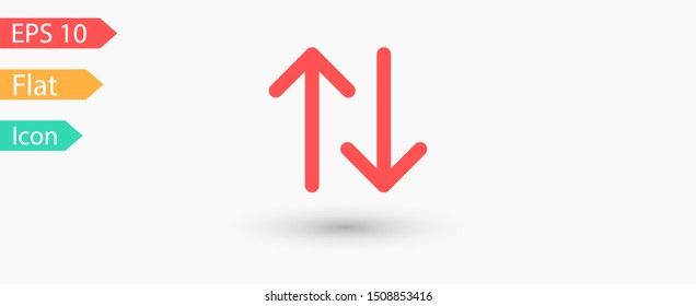 Black arrow icon. The arrow icon shows the direction. Vector arrow icon. Illustration of the arrow. Logo arrows icon. Arrows icons isolated. Arrows icons for web. Arrows icons eps10