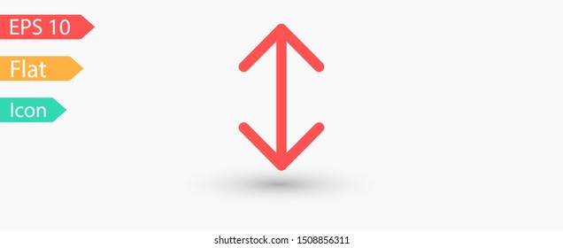 Black arrow icon. The arrow icon shows the direction. Vector arrow icon. Illustration of the arrow. Logo arrows icon. Arrows icons isolated. Arrows icons for web. Arrows icons eps10