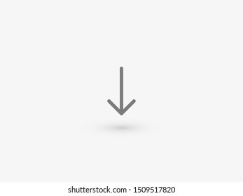 Black arrow icon. The arrow icon shows the direction. Vector arrow icon. Illustration of the arrow. Logo arrows icon. Arrows icons isolated. Arrows icons for web. Arrows icons eps10