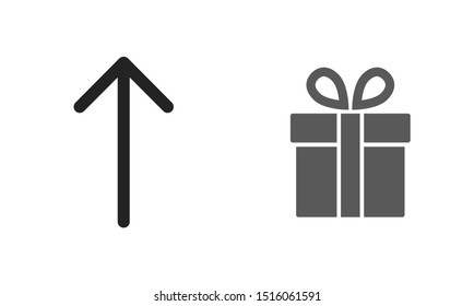 Black arrow icon. The arrow icon shows the direction. Vector arrow icon. Illustration of the arrow. Logo arrows icon. Arrows icons isolated. Arrows icons for web. Arrows icons eps10
