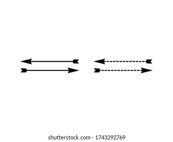 Black Arrow Icon vector design