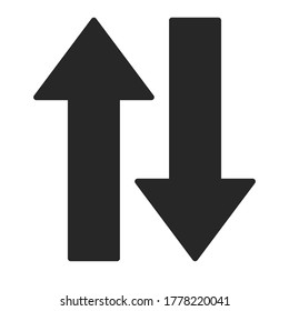Black arrow icon vector EPS- 10