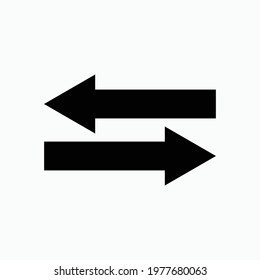 Black arrow icon vector EPS- 10