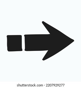 Black arrow icon vector EPS- 10