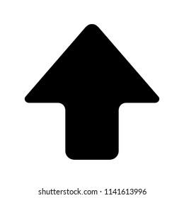 Black Arrow Icon Vector Logo Template