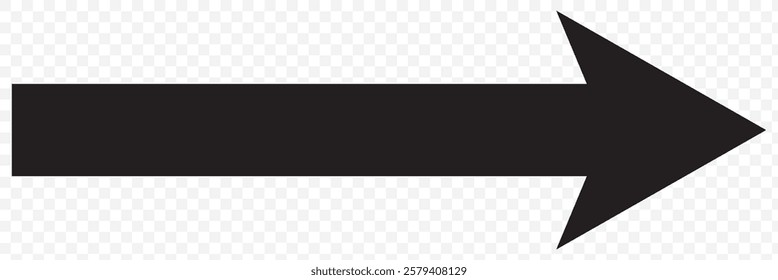 Black arrow icon vector. Black long arrow icon vector. black direction arrow . long up arrow icon vector . Eps 10.