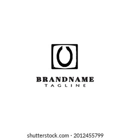 black arrow logo template icon modern design vector illustration