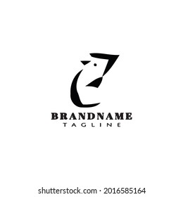 black arrow logo template icon modern design vector illustration