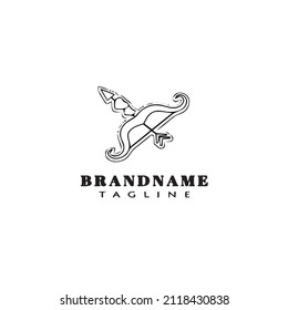 black arrow logo template icon modern design vector illustration