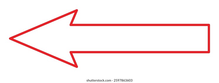 Black arrow pointing right on white background