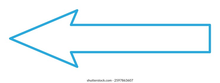 Black arrow pointing right on white background