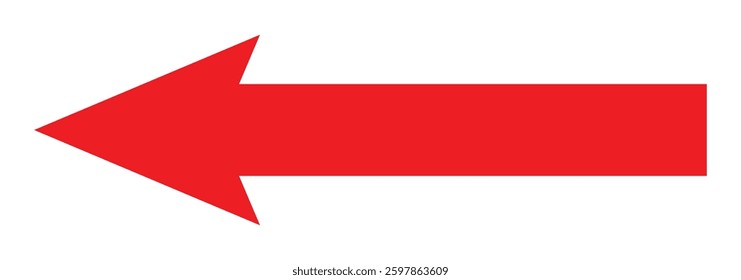 Black arrow pointing right on white background