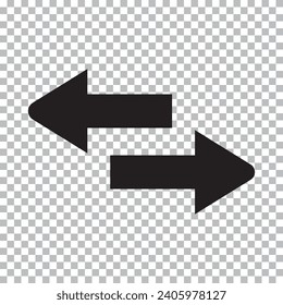 Black arrow pointing right. Arrow shape element