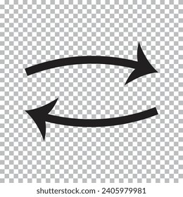Black arrow pointing right. Arrow shape element