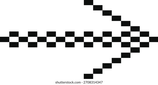Black arrow pointing right. Arrow shape element. Vector illustration,eps.10