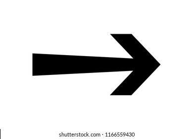Black arrow to right