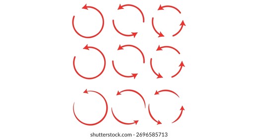 Black Arrow Rotating Clockwise with Halftone Effect on Transparent Background black arrow curves