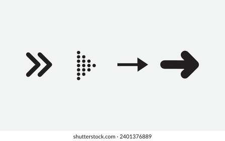 Black Arrow shape icon design
