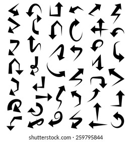 black arrow signs