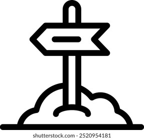 Black Arrow Vector Icon Illustration