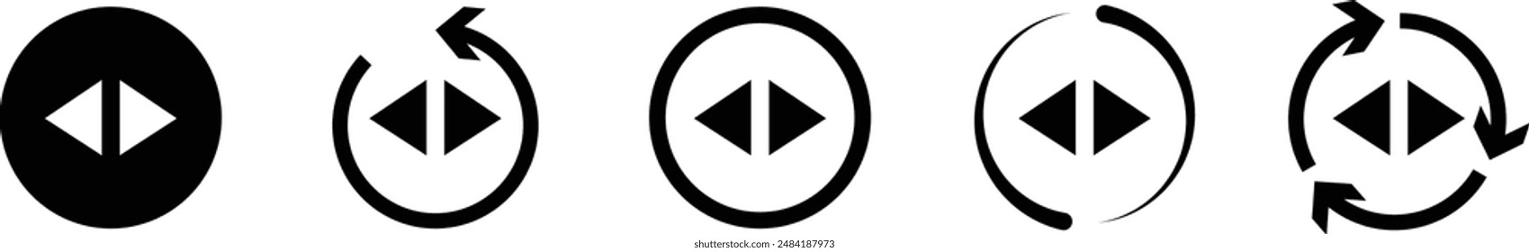 Black arrow vector icon. Arrow set icon. Black arrow icon on white background. Hand drawn arrows set. Arrow