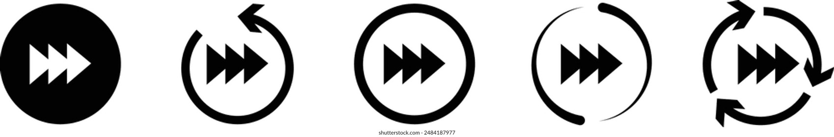 Black arrow vector icon. Arrow set icon. Black arrow icon on white background. Hand drawn arrows set. Arrow