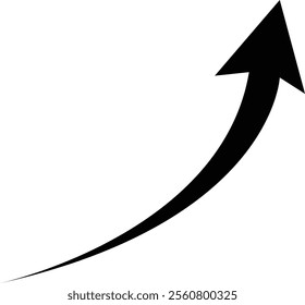 black up arrow vector sign