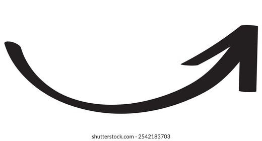 black arrow vector sign flat illustration collection