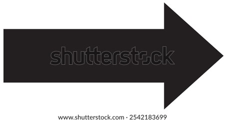 black arrow vector sign flat illustration collection