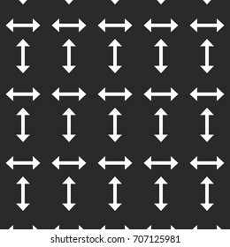 black arrows 2 way vector background