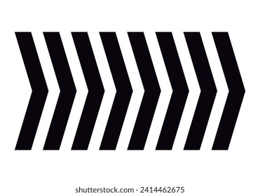 Black arrows icon on white background.