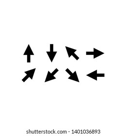 	
Black arrows isolated on white background