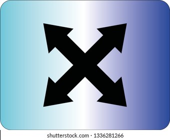 black arrows on background